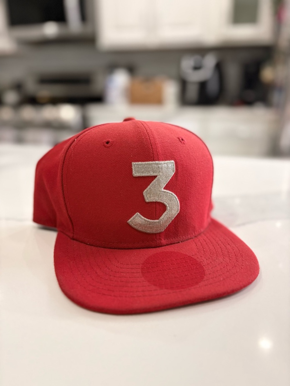 Chance the Rapper SnapBack with Silver '3' Patchwork